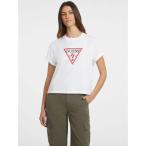 ショッピングtシャツ レディース 半袖 tシャツ GUESS JEANS BOXY Iconic Tee 半袖 Tシャツ レディース