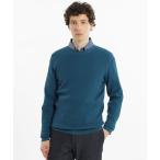 セーター ニット ミニワッフル クルーネックニット メンズ