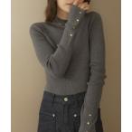 ニット セーター マシュマロボタンスリーブニット レディース