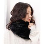 ショッピングスヌード ネックウォーマー スヌード エコファースヌード レディース