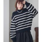 ニット セーター バイカラーPO レディース