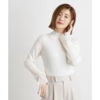 ニット セーター プリーツレイヤードプルオーバー レディース