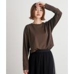 tシャツ 裾テール長袖Tシャツ レディース