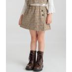 パンツ 「おそろい」ラップ風スカパン キッズ 子供服 女の子