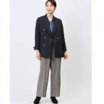  слаксы брюки [ лента ремень имеется талия после резина ]m.f. Эдди to настоящий женский широкий брюки женский 