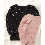 tシャツ スクエアネックパフスリーブTシャツ キッズ 子供服 女の子