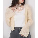 tシャツ 「セットアイテム」レースCTカーデキャミSET レディース