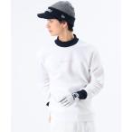 トレーナー スウェット ORANGE LABEL / エンボス モックネック プルオーバー メンズ