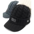 ニット帽 ニットキャップ ニューエラ バイザー付きニット メタルプレート ONSPOTZ別注 メンズ レディース