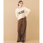 パンツ ラインテープワイドパンツ レディース
