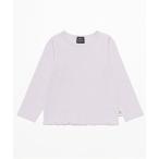 tシャツ 「オーガニック」ハート針抜き長袖T キッズ 子供服 女の子