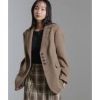 ジャケット テーラードジャケット シャギージャケット レディース