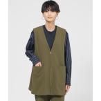 ベスト ジレ 「カタログ掲載品」「ウォッシャブル」アムンゼンジャージージレ レディース