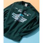 トレーナー スウェット 「DESERT SPORTSWEAR/デザートスポーツウェア」ビックシルエット 袖プリント グラフィック スウェットトレーナー