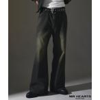 ジーンズ 限定展開 MR HEARTS/ミスターハーツ VINTAGE WASH FLARE DENIM メンズ