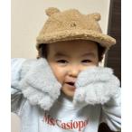 手袋 モヘア風保湿加工 2way 手袋 キッズ 子供 男の子 女の子