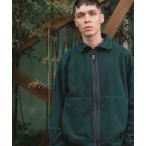 ブルゾン アウター WILD THINGS/ワイルドシングス GRID FLEECE JACKET フリースジャケット メンズ レディース