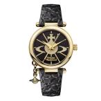 腕時計 「Vivienne Westwood/ヴィヴィアン・ウエストウッド」オーブ II レディース クォーツ ウォッチ、ブラック ダイヤル ＆ ブラ