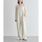 ショッピングオールインワン オールインワン 「セットアップ対応」ベアトップオールインワン「サスティナブル」 レディース