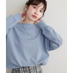 tシャツ オフショルにもなる2way裏毛プルオーバー レディース
