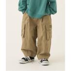 パンツ タックワイドカーゴパンツ キッズ 子供服 男の子 女の子
