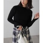 ショッピングタートルネック ニット セーター 「洗える」マシンウォッシャブルボトルネックニット レディース