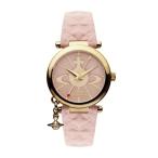 腕時計 「Vivienne Westwood/ヴィヴィアン・ウエストウッド」オーブ II レディース クォーツ ウォッチ、ピンク ダイヤル ＆ ピンク