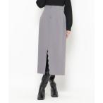 スカート スカラップスリットタイトスカート