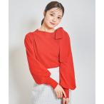 ニット セーター 肩リボンアシメネック２ＷＡＹニット レディース