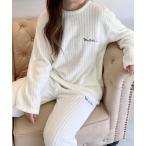 パジャマ ルームウェア 「上下2点セット」ふわふわ起毛ルームウェア レディース