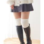 ショッピングニーハイ 靴下 リブオーバーニーソックス60cm丈 レディース
