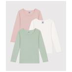 肌着 長袖Ｔシャツ３枚組 キッズ 子供