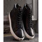 ショッピングレザー スニーカー サイドジップ ハイカット レザースニーカー メンズ