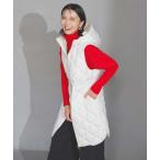 ショッピングダウンベスト ダウンベスト ベスト 「TAION×UNFILO 」フード付きジレ レディース