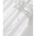 ネックレス 2連チェーンY字ネックレス レディース