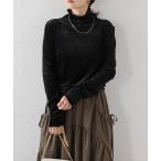 tシャツ ベロアメロータートルプルオーバー レディース