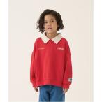 トレーナー  「毛玉バイバイ裏毛」衿付きビッグスウェット キッズ 子供服 男の子