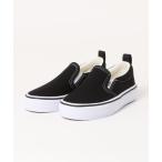 スニーカー VANS ヴァンズ 17-22 SLIP ON スリッポン V98PS BLACK キッズ 子供 男の子 女の子