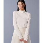 tシャツ アルビニスタシフォン ハイネック カットソー レディース