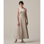 ワンピース ヘリンボーン リネン ワンピース（uncrave WHITE）