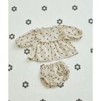 ベビー 「ベビー」スクエアフリル セットアップ