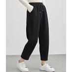 パンツ 裏起毛 コーデュロイ イージー テーパード パンツ レディース