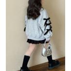 トレーナー  リボンタックスリーブスウェット キッズ 子供服 女の子