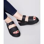 「Dr. Martens」 フラットサンダル 24.0cm ブラック レディース