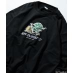 ショッピングスター・ウォーズ トレーナー スウェット FREAK’S STORE/フリークスストア STARWARS/スターウォーズ ヨーダ フロッキープリント クルーネック スウ