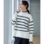 ニット セーター ウールカシミヤブレンドハイネック ニット レディース