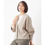 ショッピングスパンコール カーディガン ウールカシミヤブレンドラメスパンコールニット カーディガン レディース