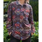 シャツ BILLABONG メンズ FURNACE FLANNEL 長袖シャツ 「2024年秋冬モデル」/ビラボン総柄フリース長袖シャツ メンズ レ