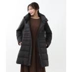 ダウンコート ダウンジャケット 「定番人気/フィルパワー800/フード取り外し可」フーデッドロングダウンコート レディース