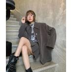 コート アウター 「moyo」フェイクムートン シャツジャケット レディース
